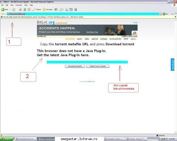download torrents torrent client acesta este 100% instalati java plugin din imagine urmati pasi Administrator