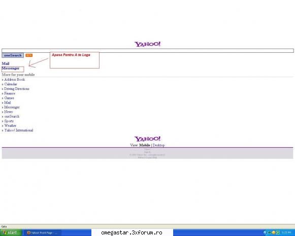 Messenger non-stop - Intrati aici: . Apasati pe Messenger. Logati-va - Yahoo Messenger Pe Stil